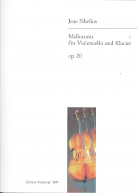 Sibelius Malinconia Op20 Cello & Piano Sheet Music Songbook