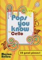 Pops You Know Cello Hellen Book & Cd Sheet Music Songbook