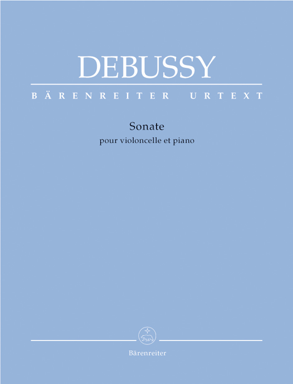 Debussy Sonata Cello & Piano Sheet Music Songbook
