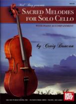 Sacred Melodies For Solo Cello Duncan + Pf Accomp Sheet Music Songbook