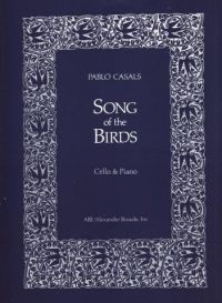 Casals Song Of The Birds Violoncello & Piano Sheet Music Songbook
