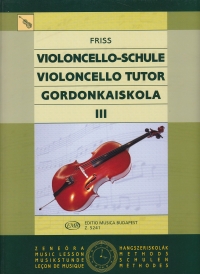 Friss Cello Tutor Book 3 Sheet Music Songbook