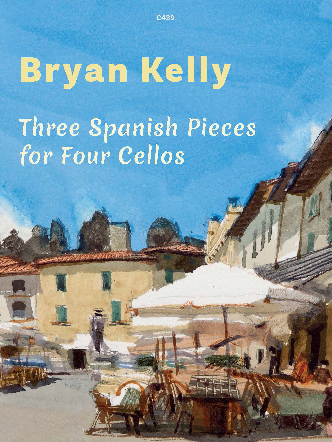 Kelly 3 Spanish Pieces 4 Cellos Sheet Music Songbook