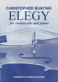 Bunting Elegy For Cello & Piano Sheet Music Songbook