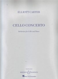 Carter Cello Concerto Cello & Piano Sheet Music Songbook