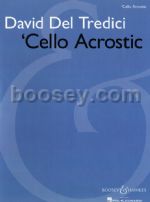 Del Tredici Cello Acrostic (final Alice) Sheet Music Songbook