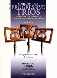 Progressive Trios Cello Gazda Sheet Music Songbook