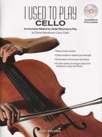 I Used To Play Cello Gazda/clark Book & Cd Sheet Music Songbook