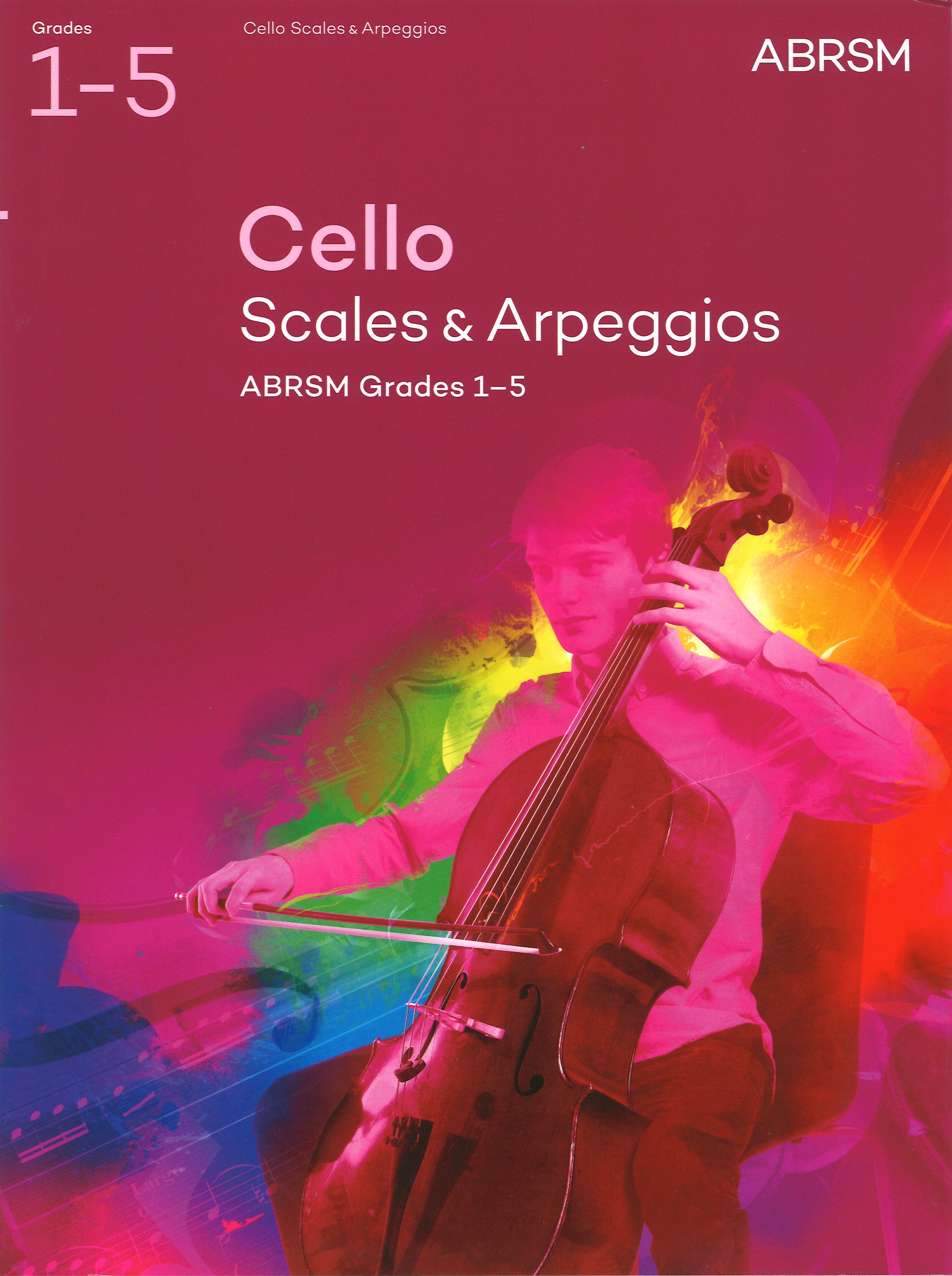 Cello Scales & Arpeggios 2012 Grades 1-5 Abrsm Sheet Music Songbook