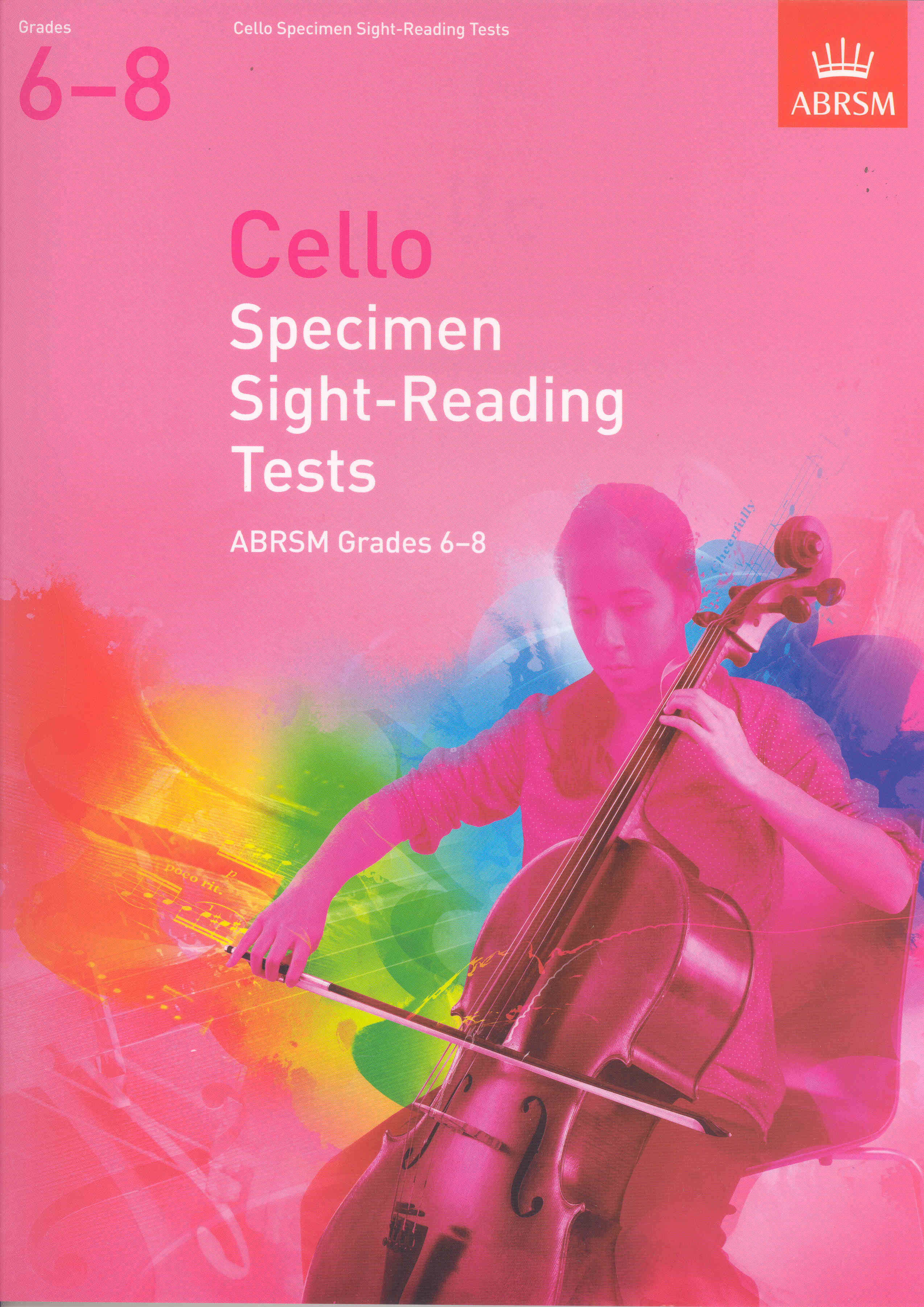 Cello Specimen Sight Reading Tests 2012 6-8 Abrsm Sheet Music Songbook