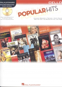 Popular Hits Instrumental Play Along Cello + Cd Sheet Music Songbook