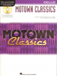 Motown Classics Instrumental Play Along Cello + Cd Sheet Music Songbook