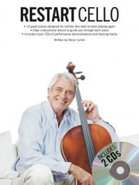 Restart Cello Cullen Book & Cd Sheet Music Songbook