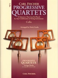 Progressive Quartets Cello Gazda Sheet Music Songbook