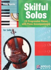 Skilful Solos Cello Sparke Book & Cd Sheet Music Songbook