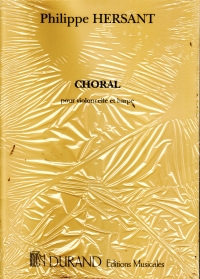 Hersant Choral Cello & Harp Sheet Music Songbook