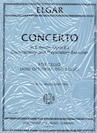 Elgar Cello Concerto Emin Op85 Morganstern Sheet Music Songbook