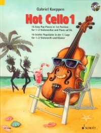 Hot Cello 1 Koeppen Book & Cd Sheet Music Songbook