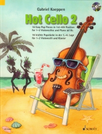 Hot Cello 2 Koeppen Book & Cd Sheet Music Songbook