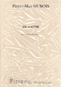 Dubois En Vitesse Cello & Piano Sheet Music Songbook