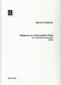 Feldman Patterns In A Chromatic Field Cello & Pf Sheet Music Songbook
