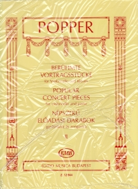 Popper Popular Concert Pieces 2 Cello Sheet Music Songbook