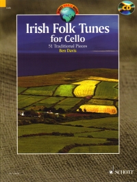 Irish Folk Tunes For Cello Davis + Cd Sheet Music Songbook