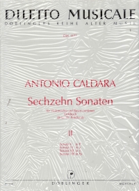 Caldara 16 Sonaten Heft 2 Cello And Piano Sheet Music Songbook
