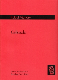 Mundry Cellosolo Sheet Music Songbook
