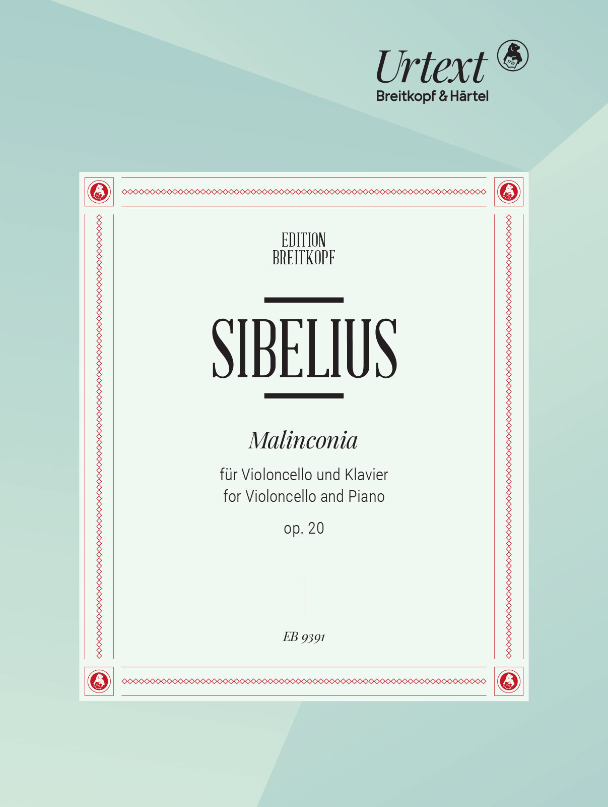 Sibelius Malinconia Op20 Cello & Piano Sheet Music Songbook