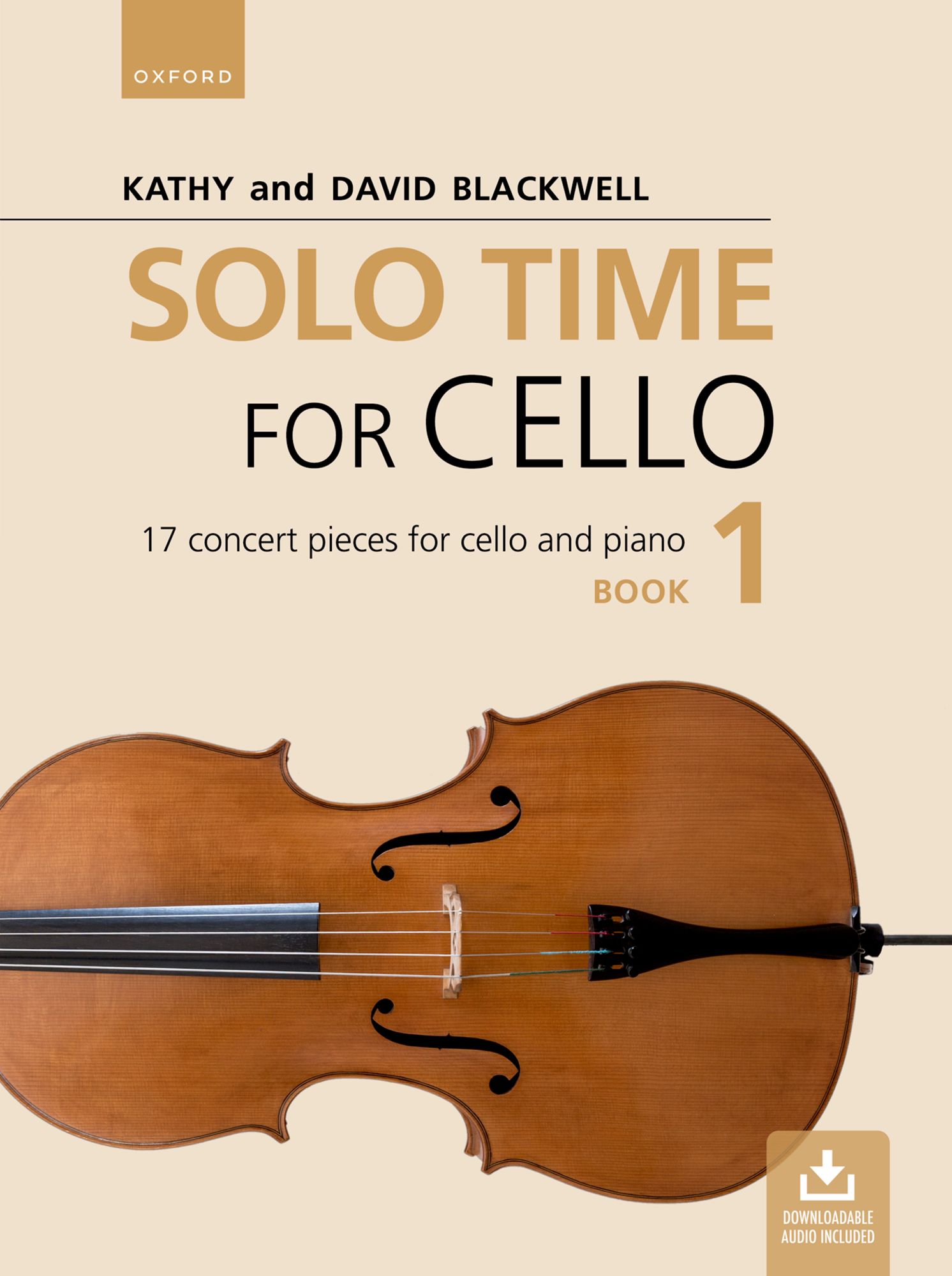 Solo Time For Cello Blackwell Book 1 + Audio Sheet Music Songbook