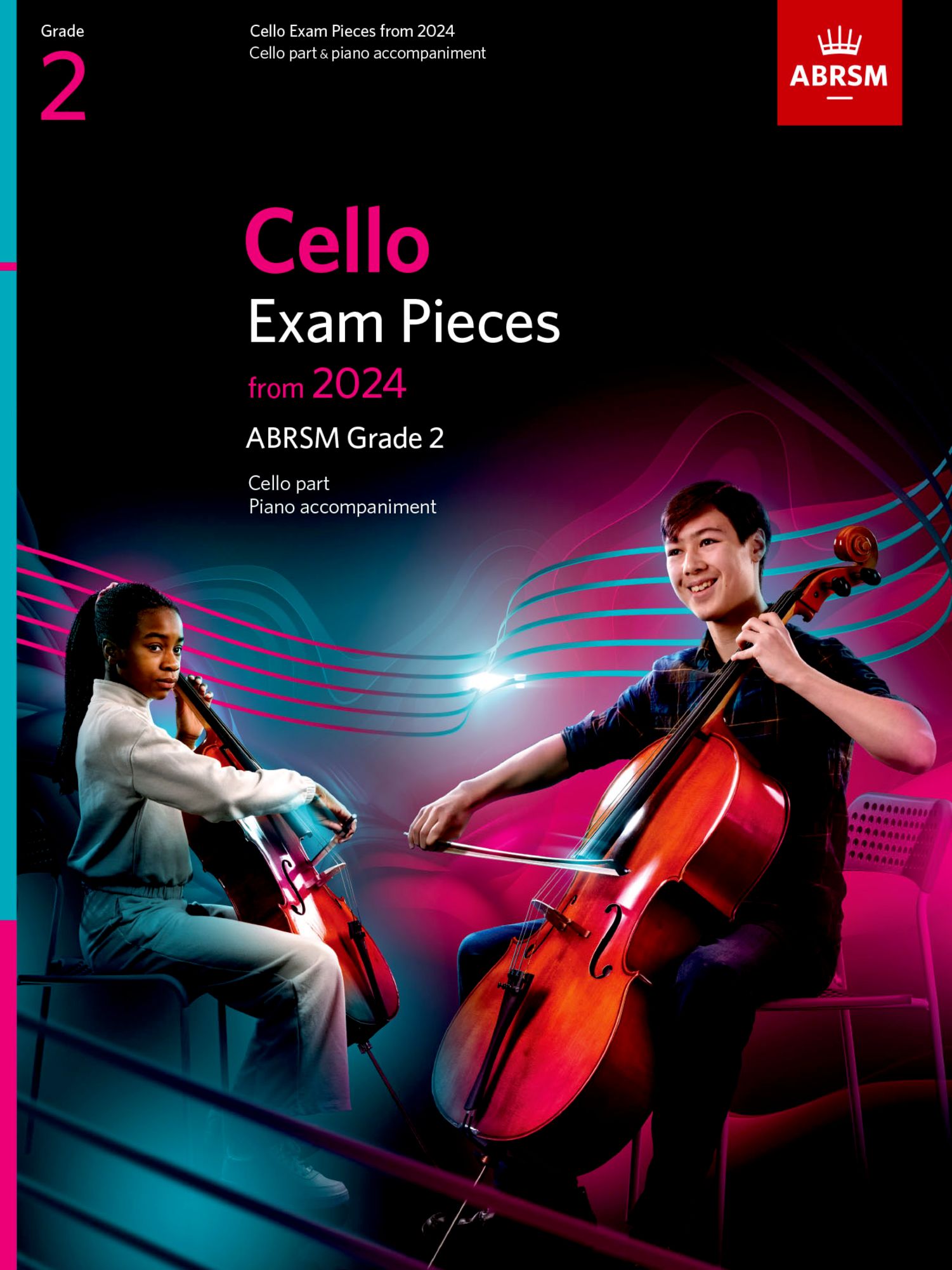 Cello Exam From 2024 Grade 2 Score & Part Abrsm Sheet Music Songbook