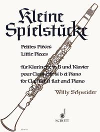 Little Pieces Bb Clarinet & Piano Schnneider Sheet Music Songbook