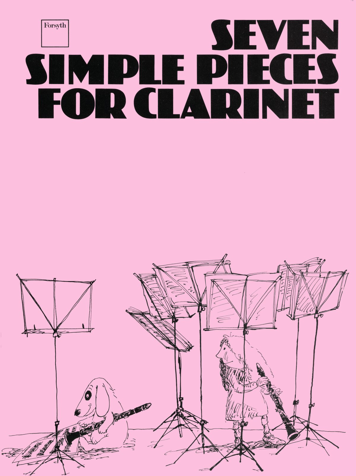Seven Simple Pieces For Clarinet Pilling Sheet Music Songbook