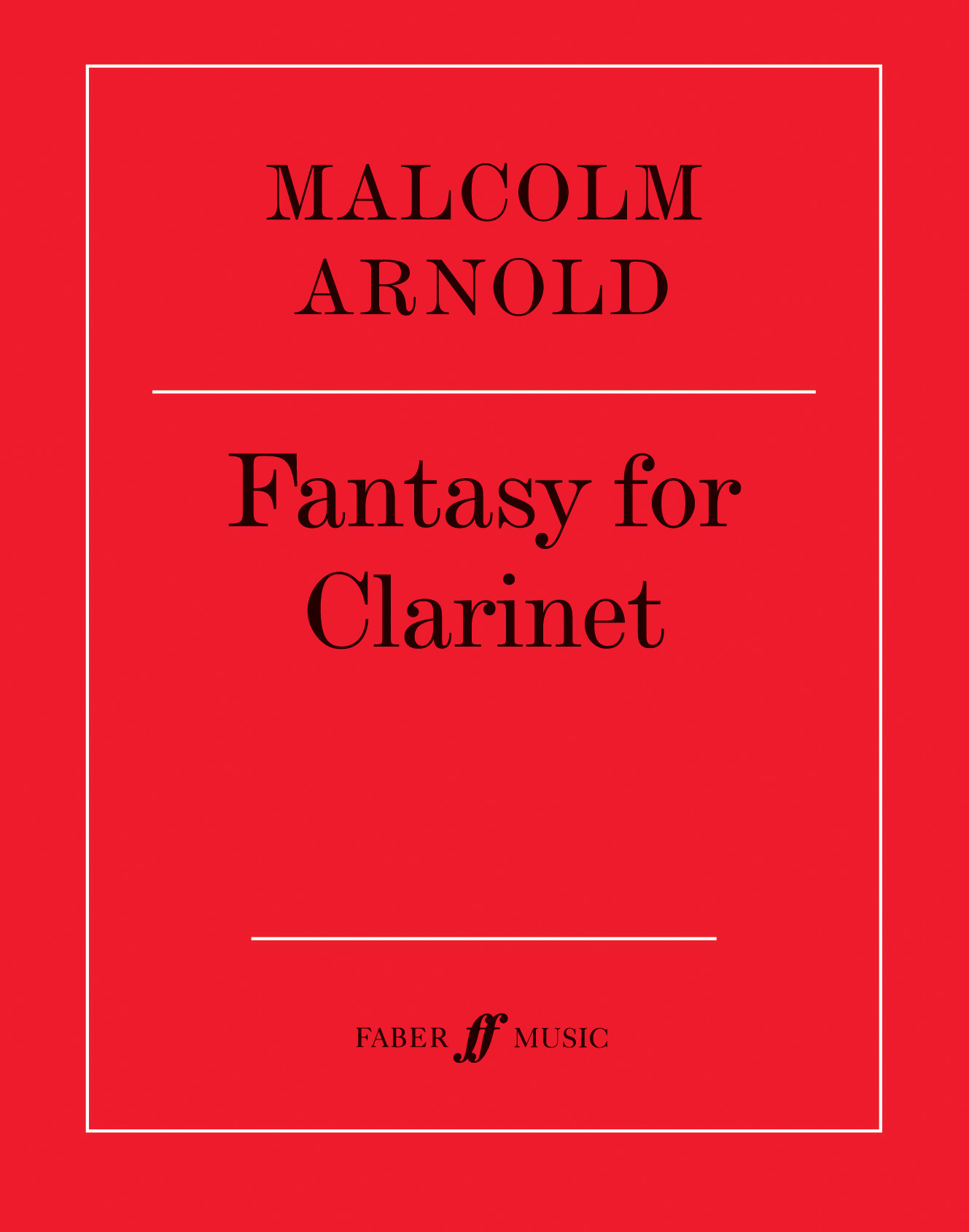 Arnold Fantasy For Clarinet Sheet Music Songbook