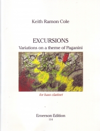 Cole Excursions Variations On A Theme Of Paganini Sheet Music Songbook