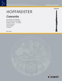 Hoffmeister Clarinet Concerto Bb Sheet Music Songbook