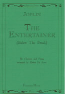 Joplin Entertainer (low Register Edition) Clarinet Sheet Music Songbook