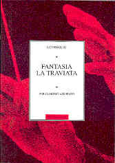 Lovreglio Fantasia On La Traviata Clarinet Sheet Music Songbook