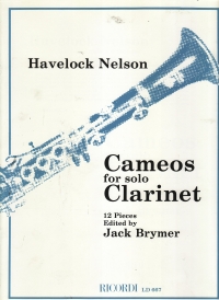 Nelson Cameos For Solo Clarinet Sheet Music Songbook