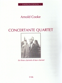 Cooke Concertante Quartet Sheet Music Songbook