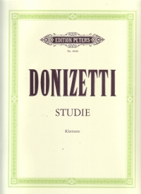Donizetti Study Clarinet Solo Sheet Music Songbook
