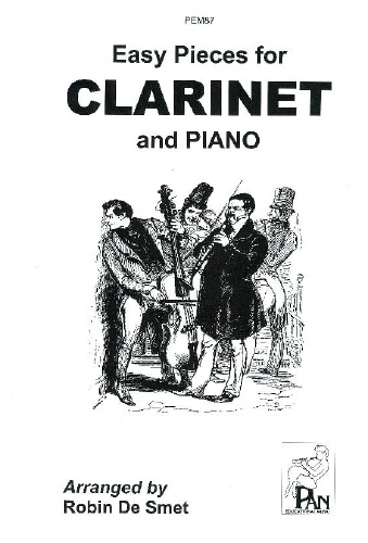 Easy Pieces For Clarinet & Piano De Smet Sheet Music Songbook