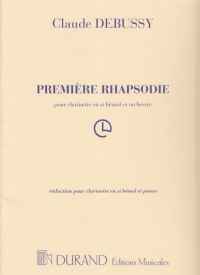 Debussy Rhapsodie Clarinet & Piano Sheet Music Songbook