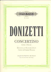 Donizetti Concertino Bb Meylan Clarinet Sheet Music Songbook