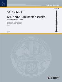 Mozart Famous Clarinet Pieces Sheet Music Songbook