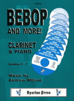 Bebop & More 5 Modern Jazz Solos Clarinet Cd & Pno Sheet Music Songbook