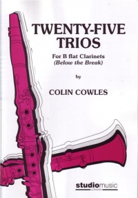 Cowles 25 Trios Clarinet Sheet Music Songbook