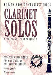 Rubank Book Of Clarinet Solos Intermediate Sheet Music Songbook