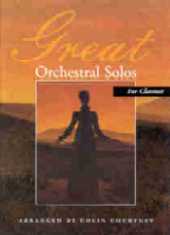 Great Orchestral Solos Clarinet Courtney Sheet Music Songbook